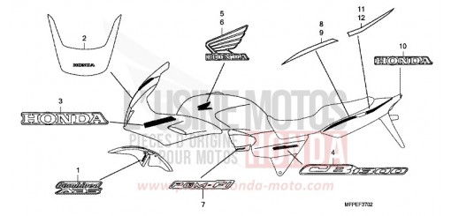 MARQUE (CB1300SA-3ED,3F,8E) CB1300SAA de 2010